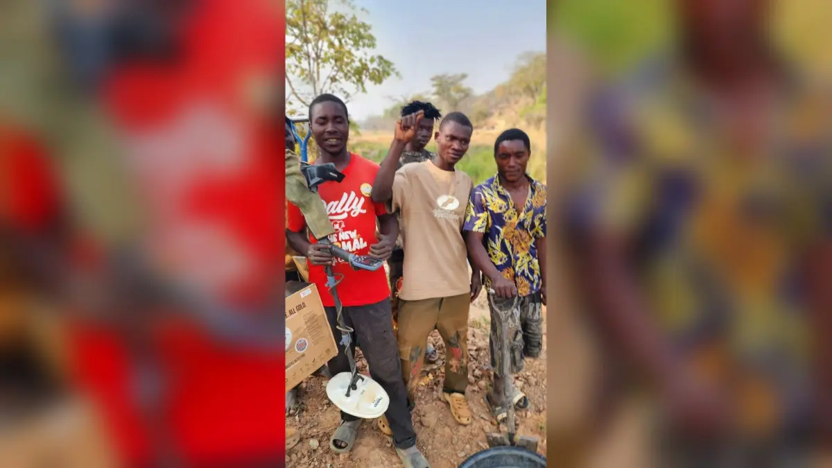 Gold recovered with HPL gold detectors